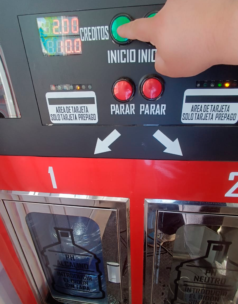 Paso 5: Presionar botón verde